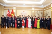 Party chief visits Vietnamese Embassy in DPRK